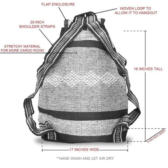 ⚜️ Saints Poncho Backpack ⚜️ - Handbag NWOT - Picture 4 of 5